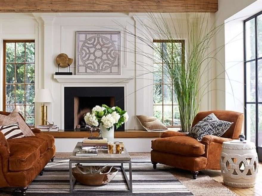 44 Awesome Modern Rustic Living Room