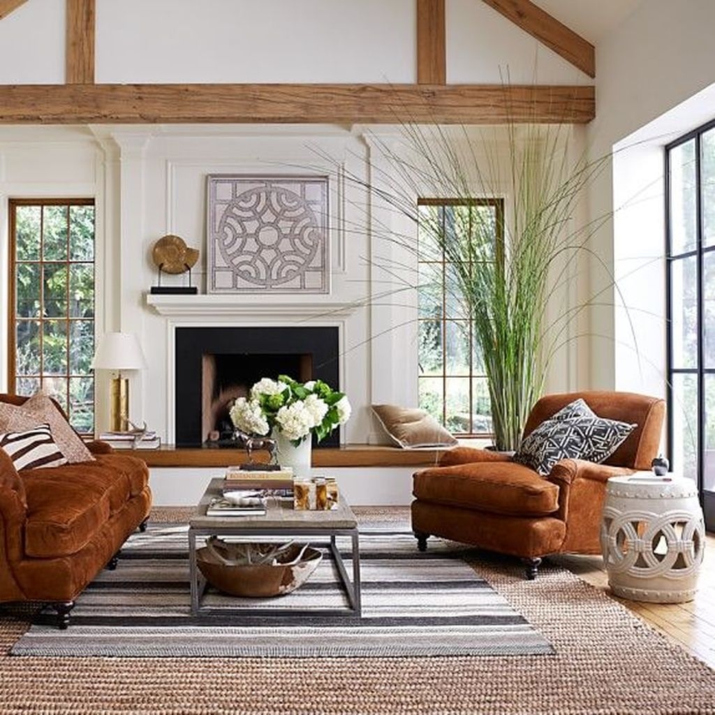 44 Awesome Modern Rustic Living Room Decor Ideas PIMPHOMEE