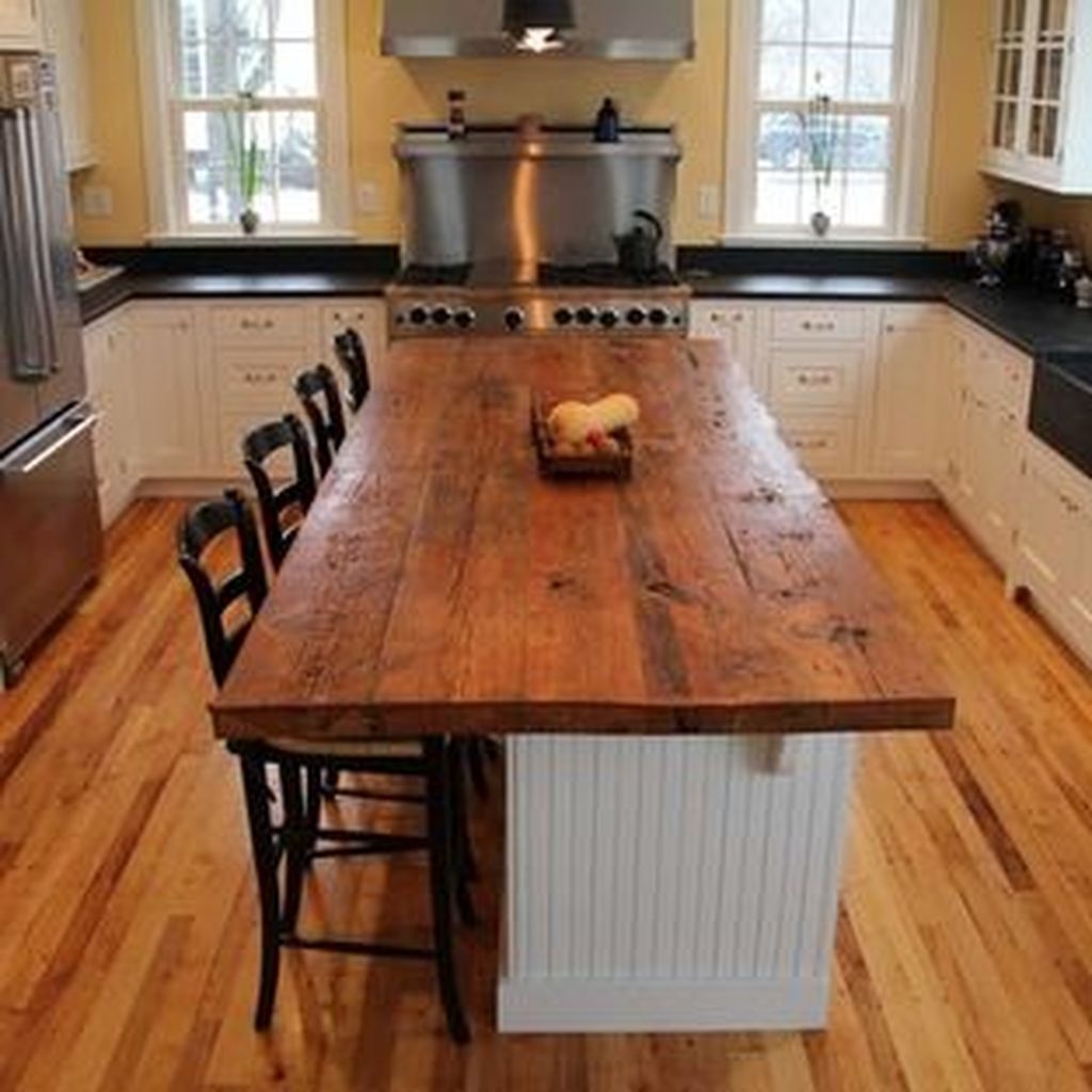 Awesome Rustic Kitchen Island Design Ideas 02 