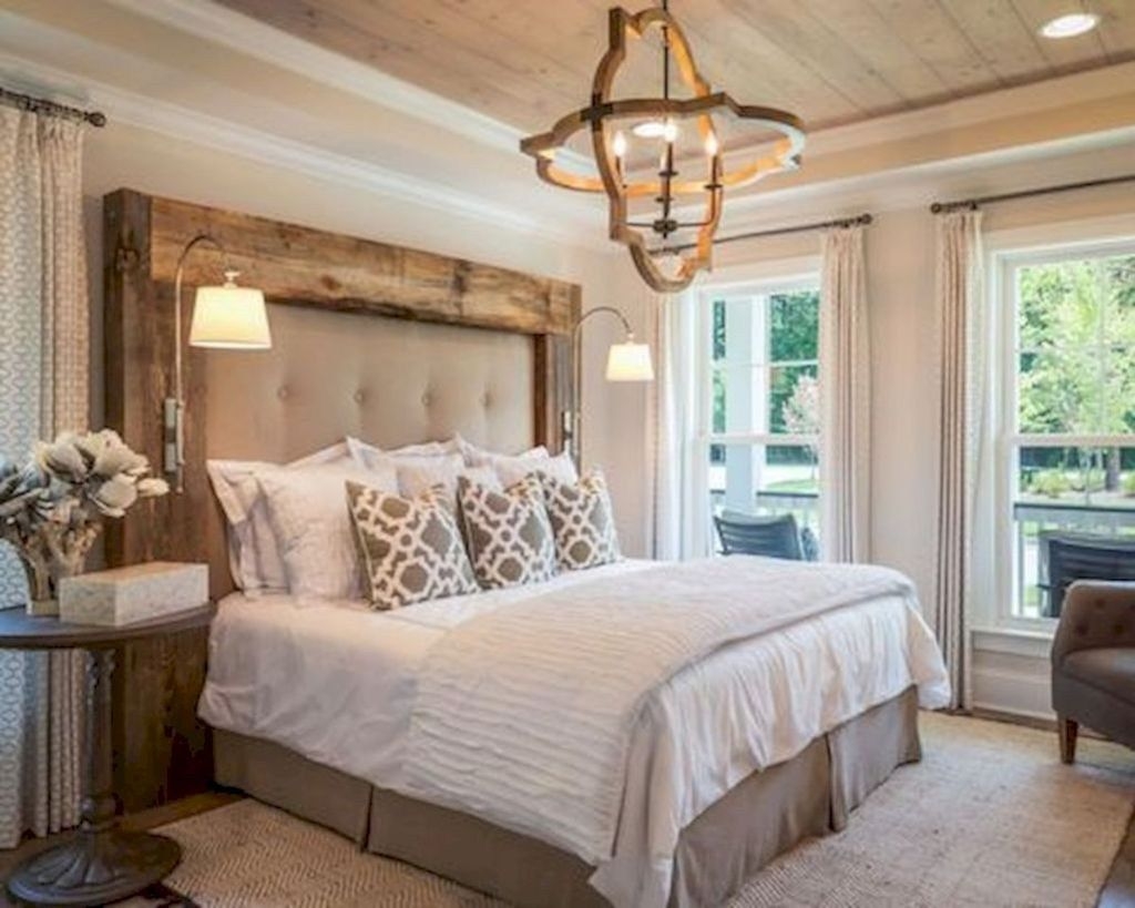 44 Beautiful Modern Farmhouse Master Bedroom Decoration Ideas PIMPHOMEE