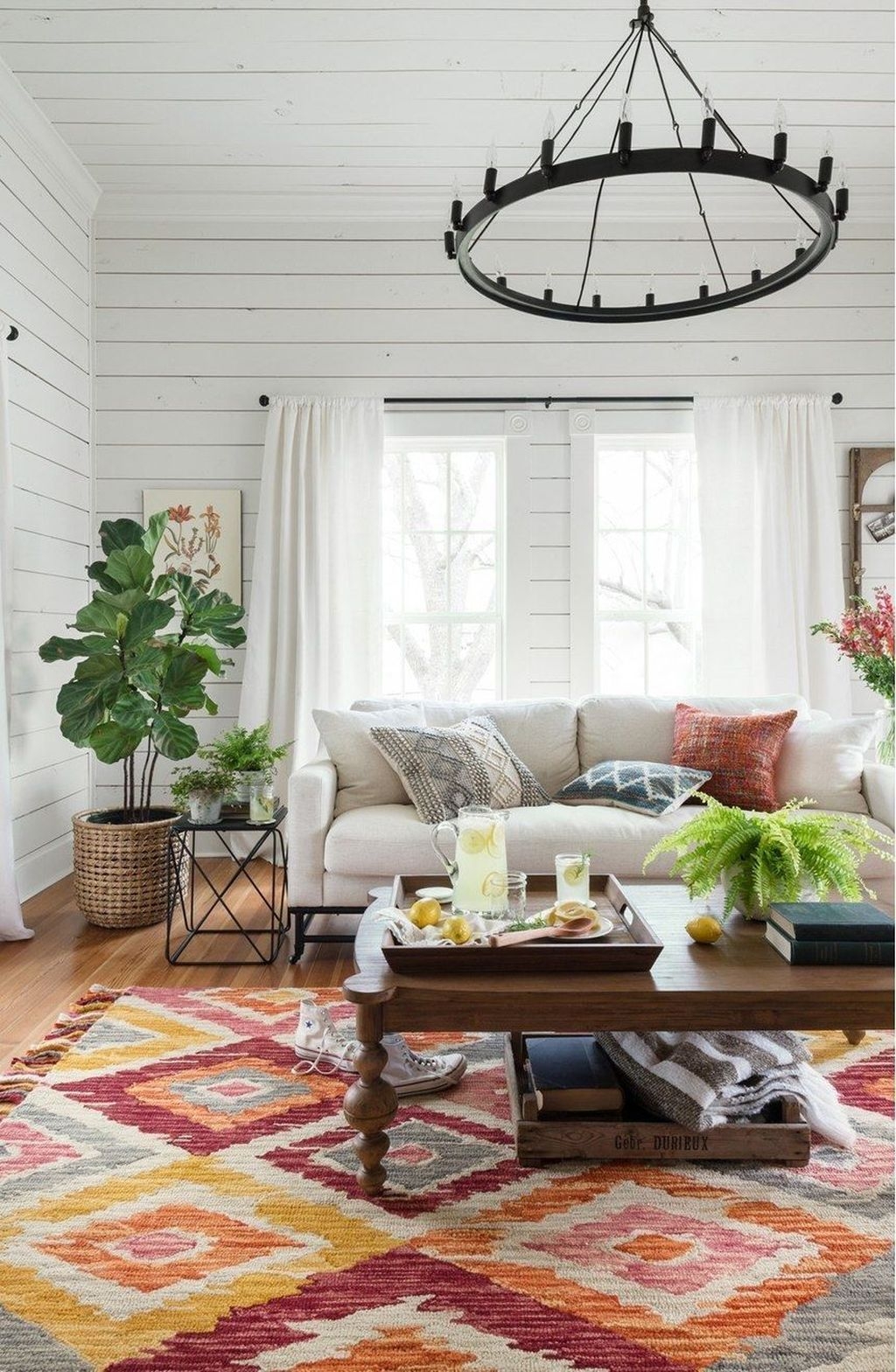 The Best Bohemian Farmhouse Decorating Ideas For Your Living Room 19