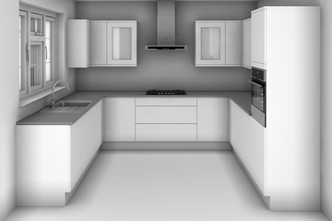 small kitchen design with eating area