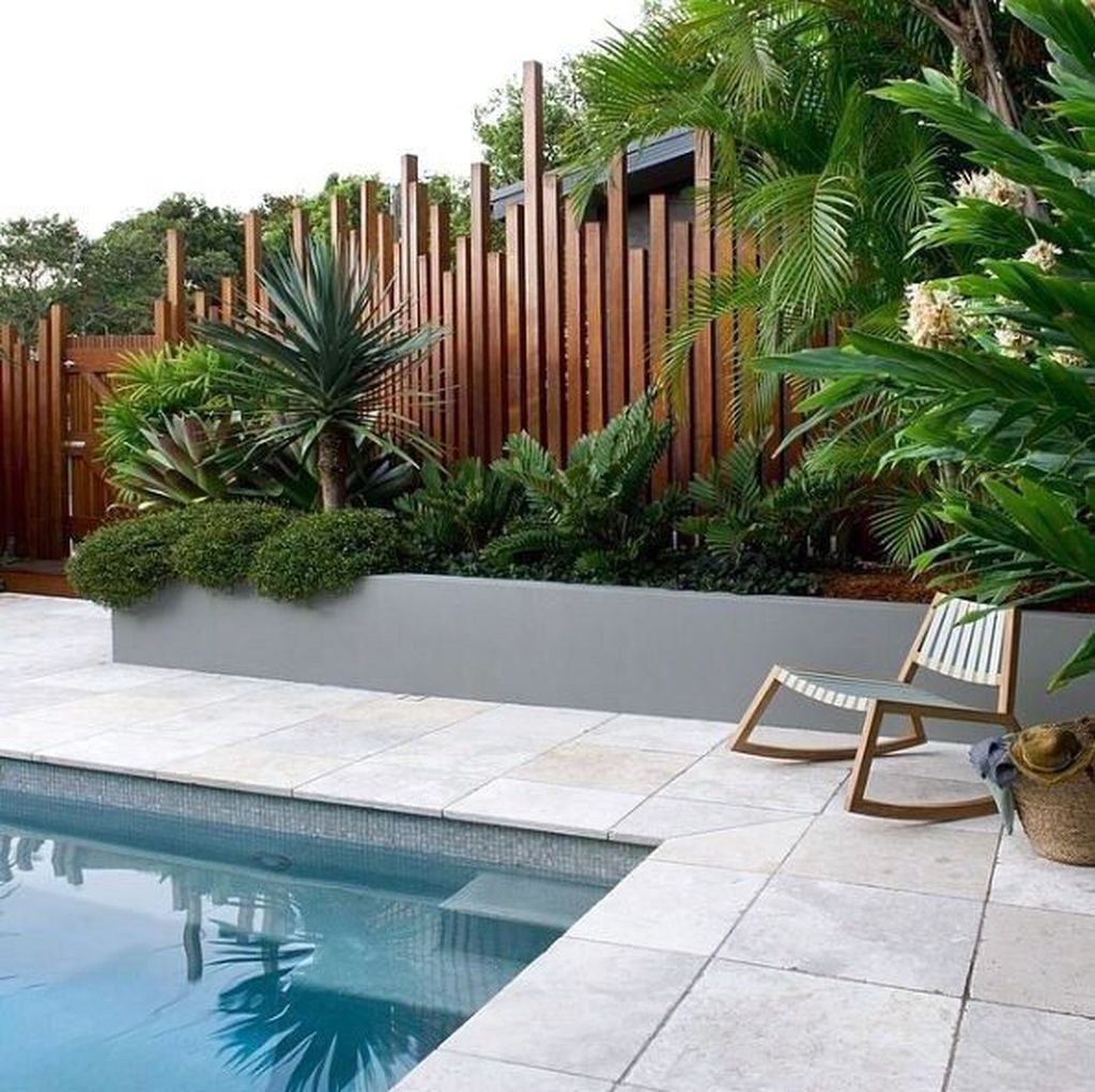 33 Lovely Swimming Pool Garden Ideas To Get Natural Accent PIMPHOMEE