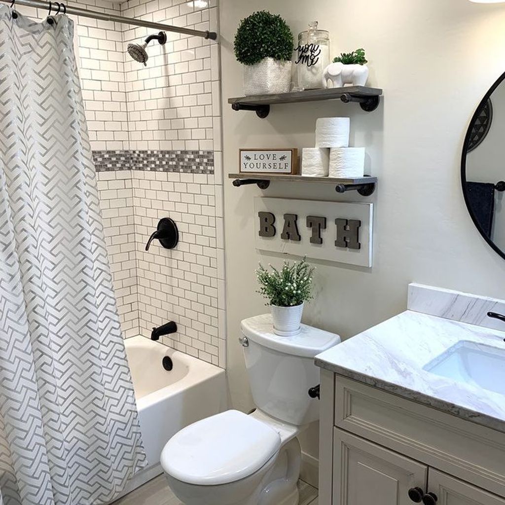 33 Fabulous Small Bathroom Design Ideas - PIMPHOMEE