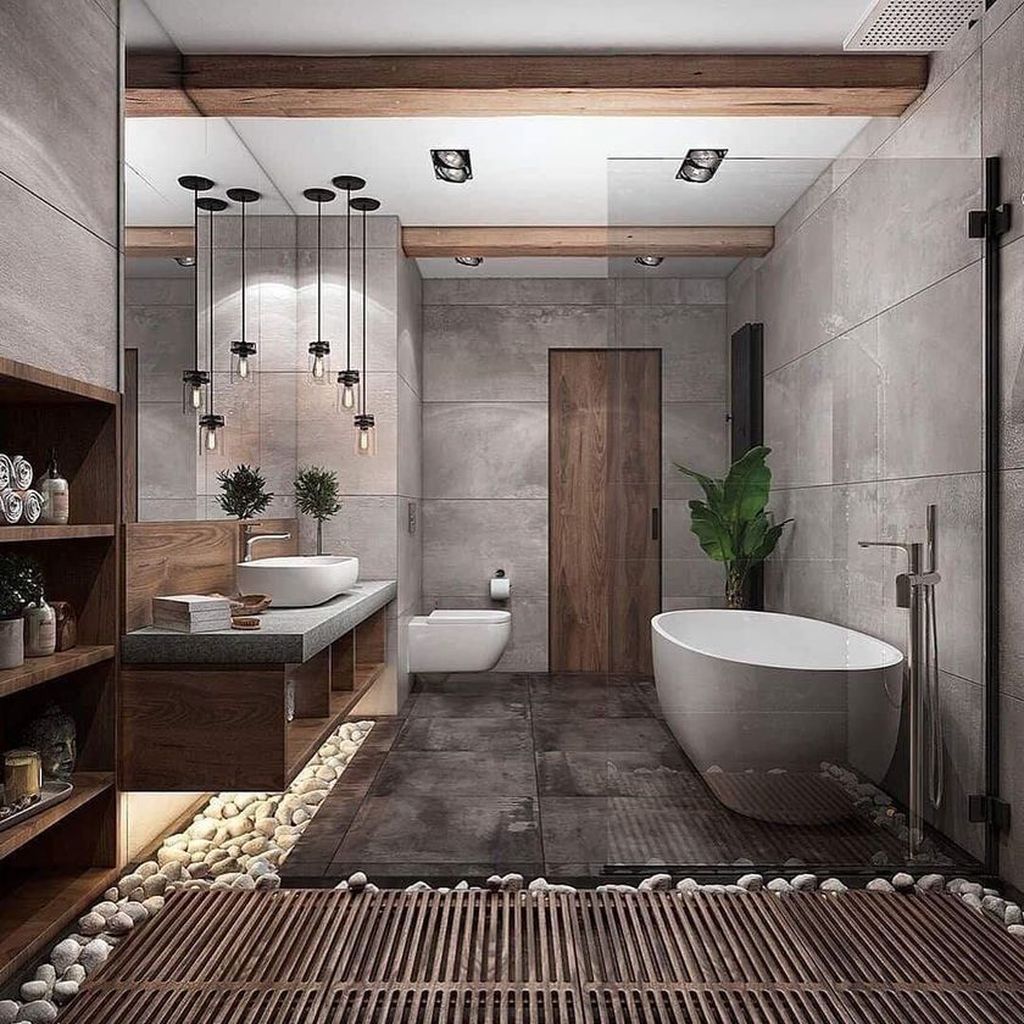 Popular Contemporary Bathroom Design Ideas 24 