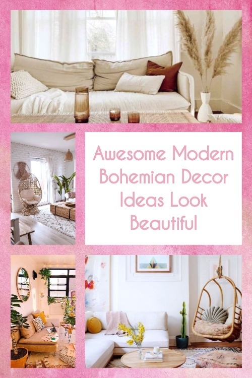 Awesome Modern Bohemian Decor Ideas Look Beautiful
