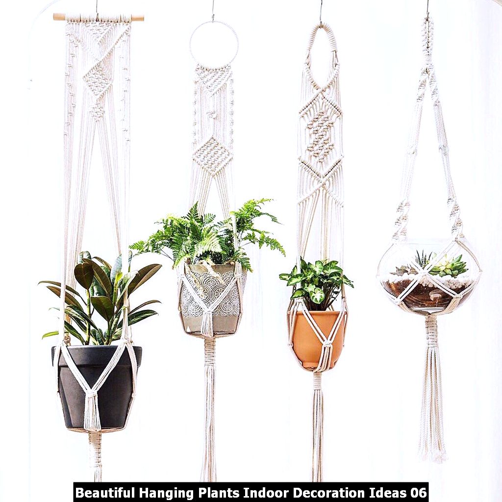 Beautiful Hanging Plants Indoor Decoration Ideas - PIMPHOMEE