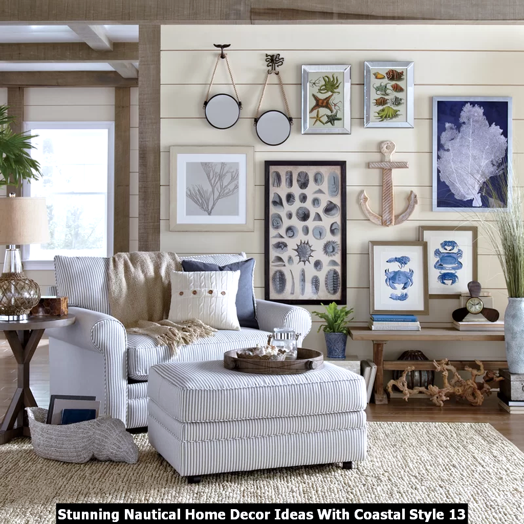 Stunning Nautical Home Decor Ideas With Coastal Style - PIMPHOMEE