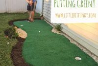 DIY Backyard Putting Green