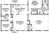 3 Bedroom 2 Bath House Plans