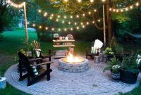 Backyard Fire Pit Area