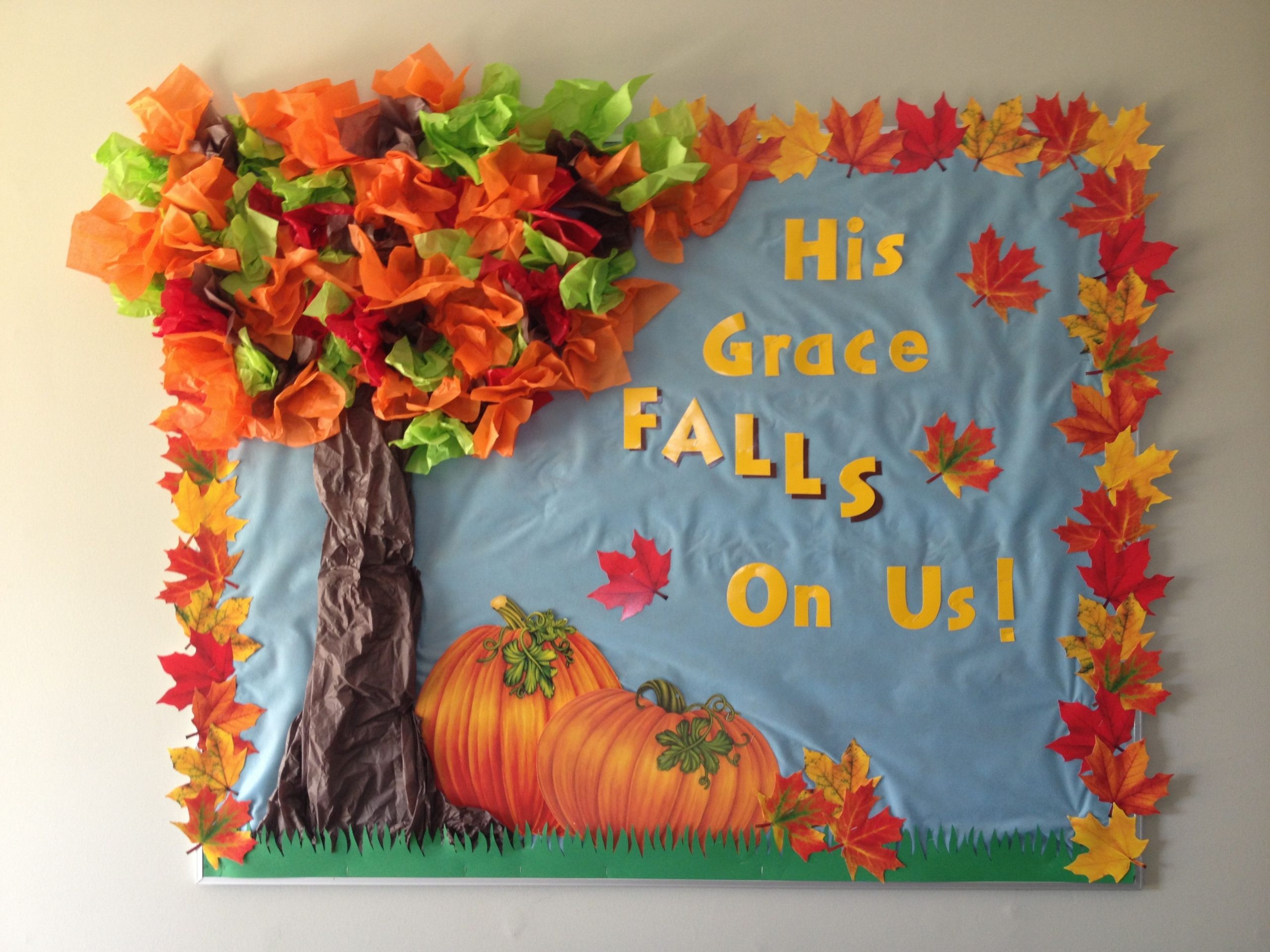 October Fall Bulletin Board Decorations