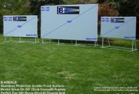 DIY Outdoor Projector Screen