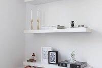 White Bedroom Shelves