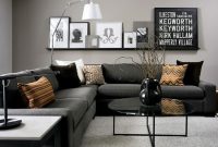 Black And Grey Living Room