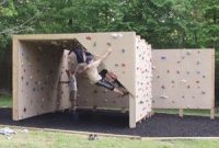 Backyard Rock Climbing Wall