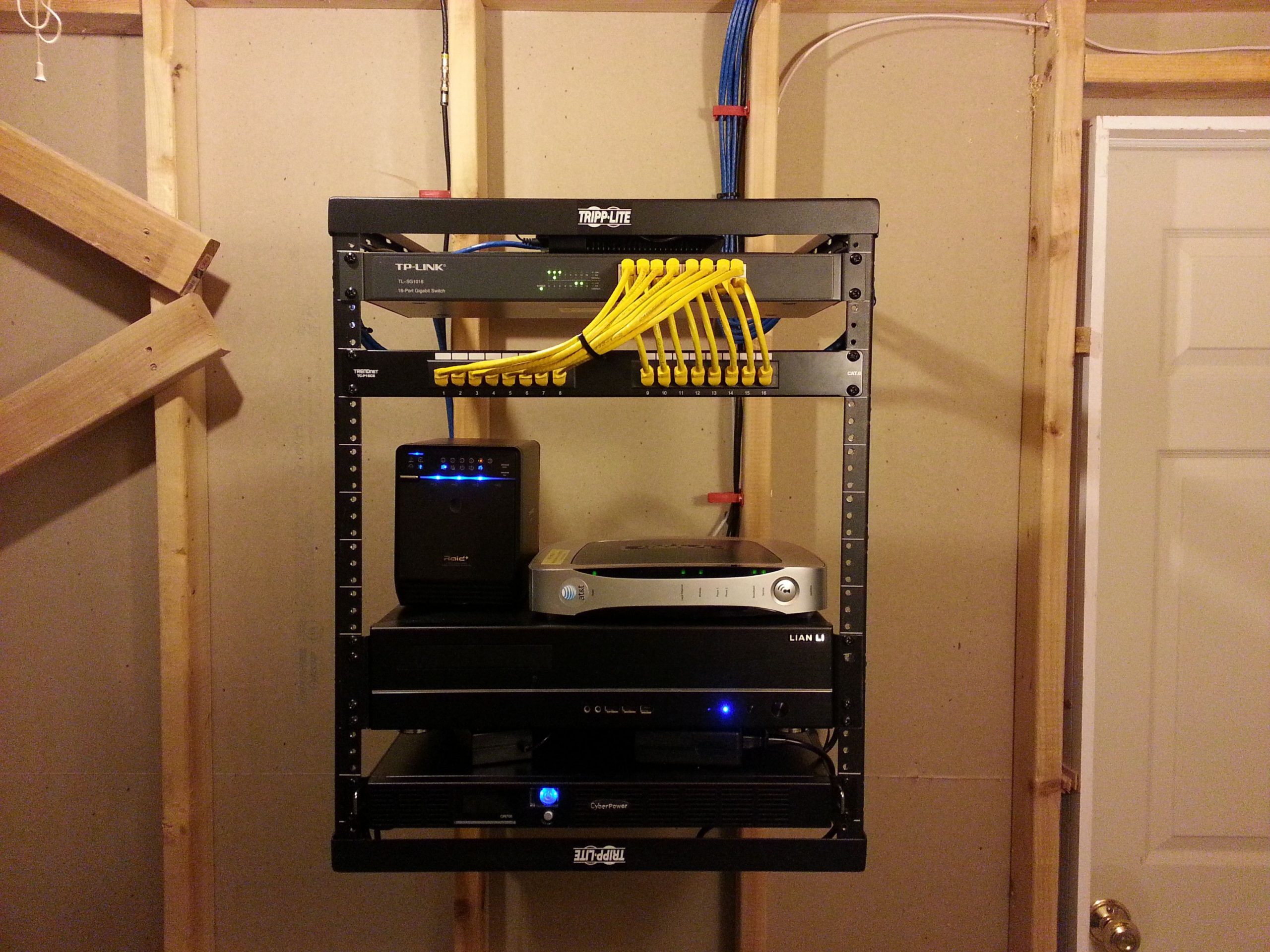 network shelve living room