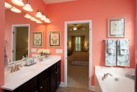 Coral Bathroom Decor