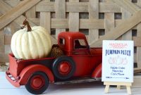 Red Truck Fall Decor