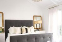 Grey And Gold Bedroom