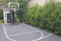 Small Backyard Basketball Court