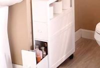 Narrow Bathroom Storage Cabinet