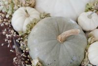 White Pumpkin Fall Decor