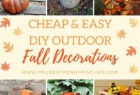 Cheap DIY Outdoor Fall Decorations