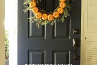 DIY Fall Door Decor