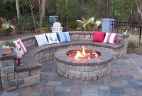 Backyard Patio With Firepit