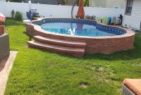 Small Backyard Semi Inground Pool