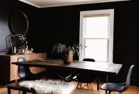 Black Dining Room