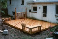 Backyard Deck Ideas Ground Level