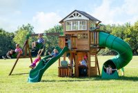 Backyard Discovery Bristol Point Cedar Swing Set Playset