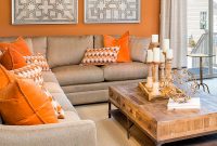 Orange Living Room Decor