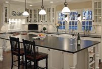 Farmhouse Kitchen Island With Seating