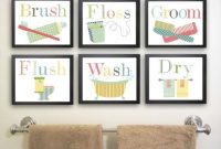 Kids Bathroom Wall Decor