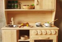 Kids Wooden Play Kitchen