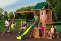 Backyard Discovery Oakmont Cedar Wooden Swing Set