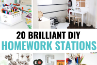 DIY Homework Station Ideas