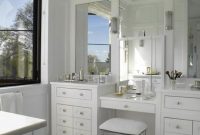 Bathroom Vanity With Makeup Area