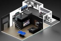 Modern Gaming Bedroom