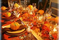 Fall Dinner Table Decor