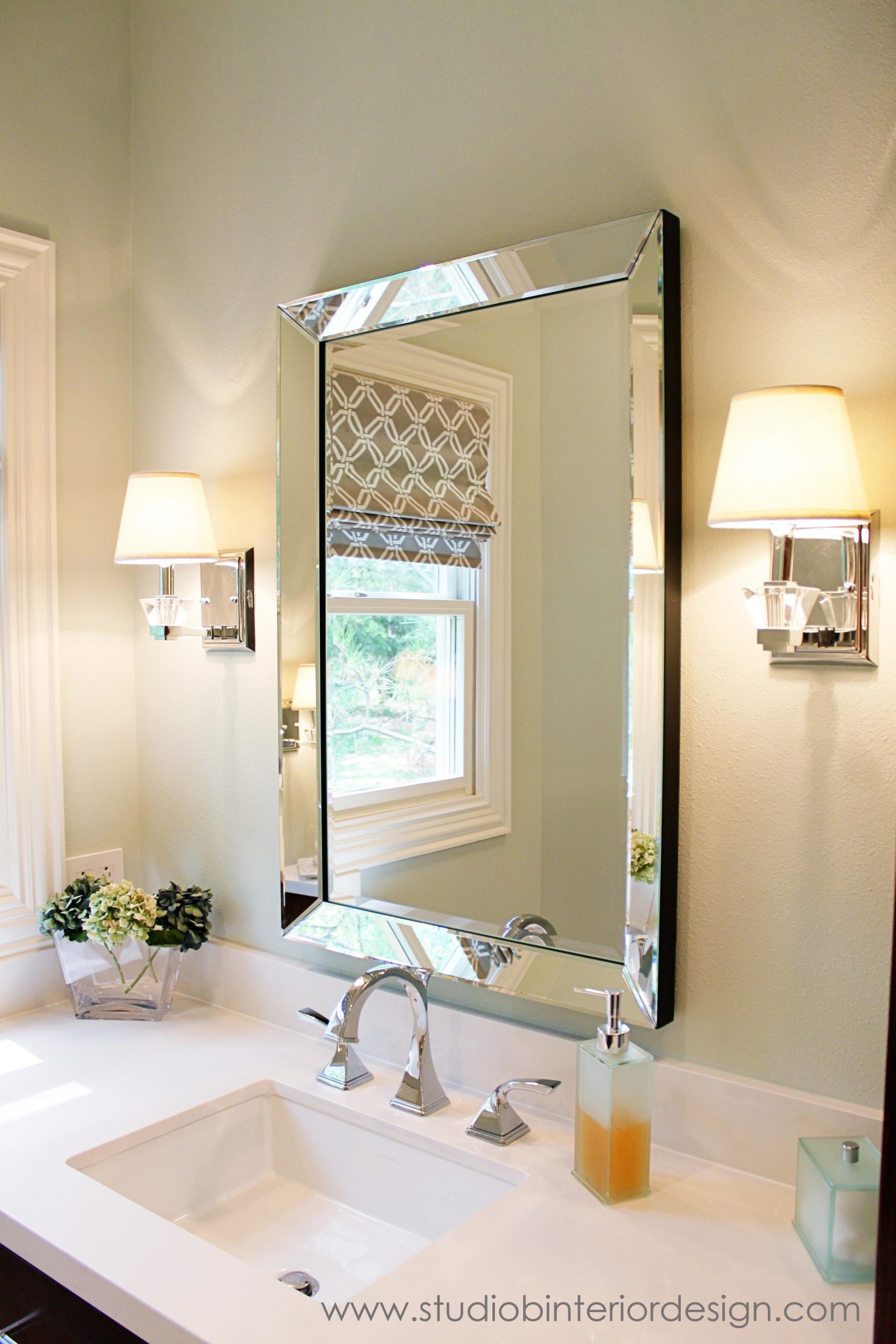 Beveled Bathroom Mirrors