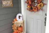 Farmhouse Fall Porch Decor