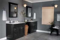 Black Cabinets Bathroom