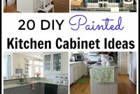 DIY Painting Kitchen Cabinets