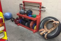 DIY Home Gym Storage